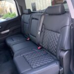 rear black bench seats