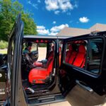 red captain chairs front door open
