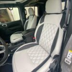 silver and charcoal seats