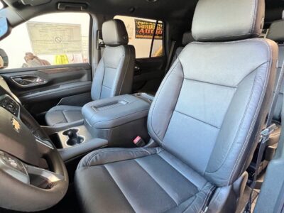 Katzkin Leather Upholstery Kit Black | 2019-2025 Chevy Tahoe LS LT Suburban 3-Row