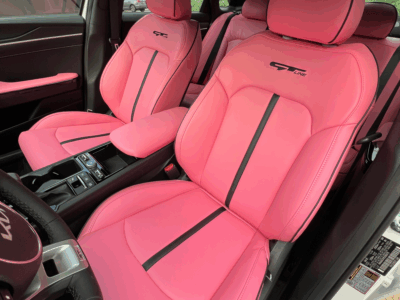 Vegan Leather Crushed Pink Upholstery Kit | 2021-2026 KIA K5